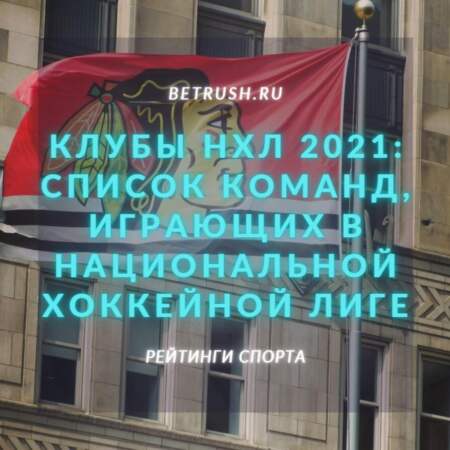 Клубы НХЛ 2021: список команд Национальной хоккейной лиги